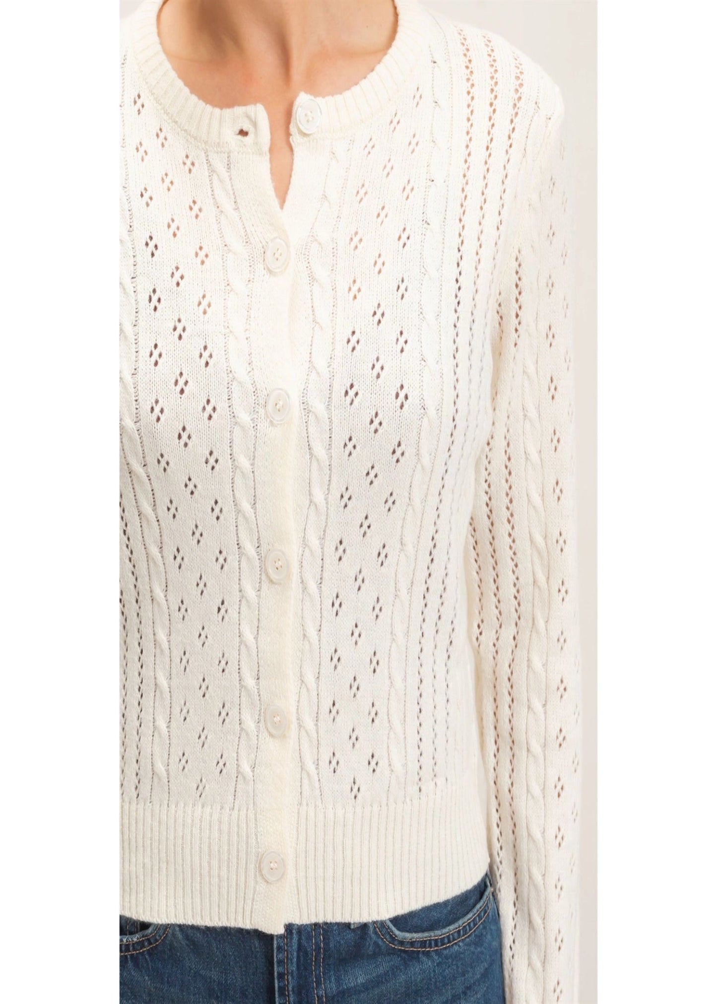 BAILEY SWEATER - WARM CREAM