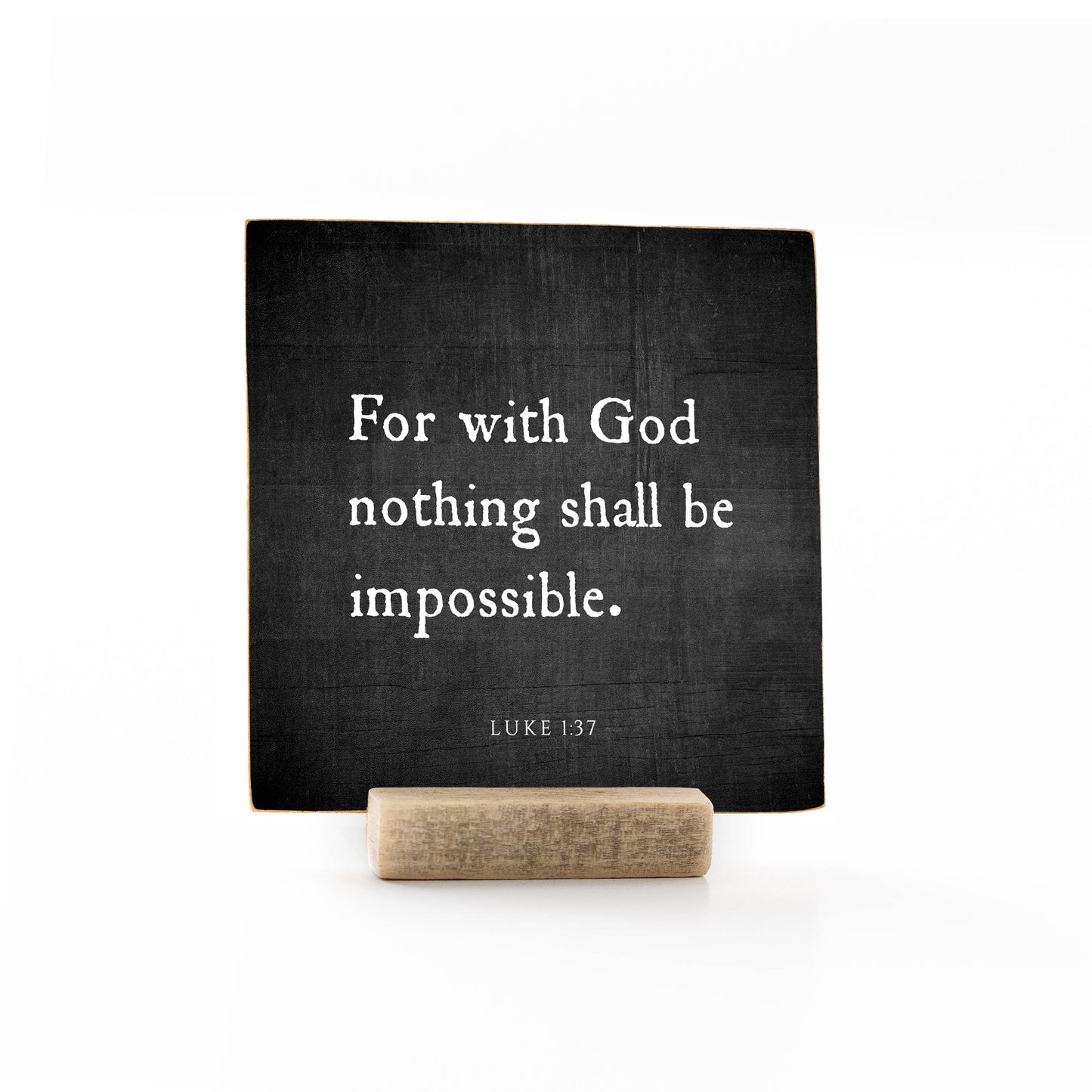 Traditional Scriptures | Wood 4 x 4" Flat Message Card