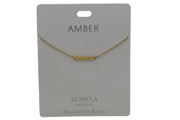 LUMIELA NECK-AMBER
