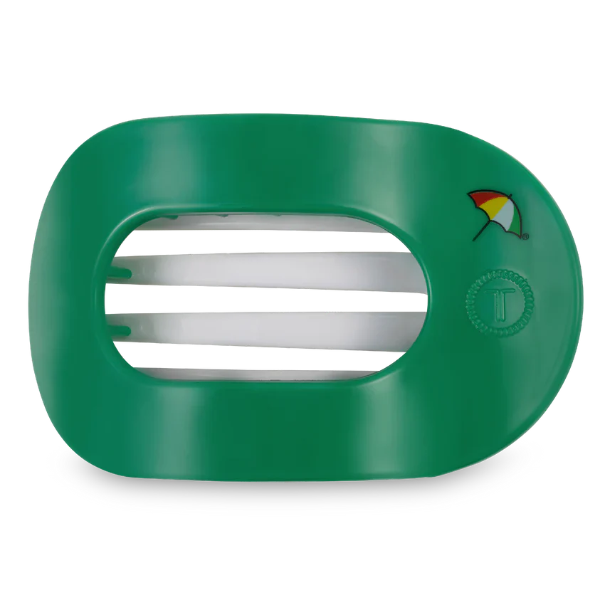 TELETIES Flat Round Hair Clip for Women - Durable Plastic Hair Accessory