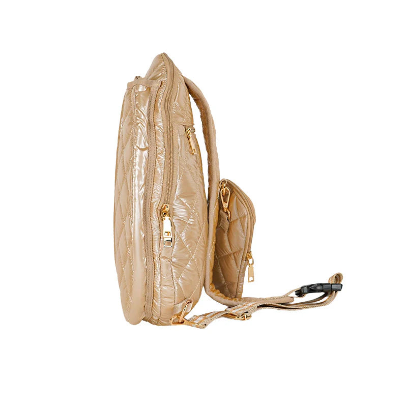 JILLIAN PICKLEBALL SLING CROSS COURT- CHAMPAGNE
