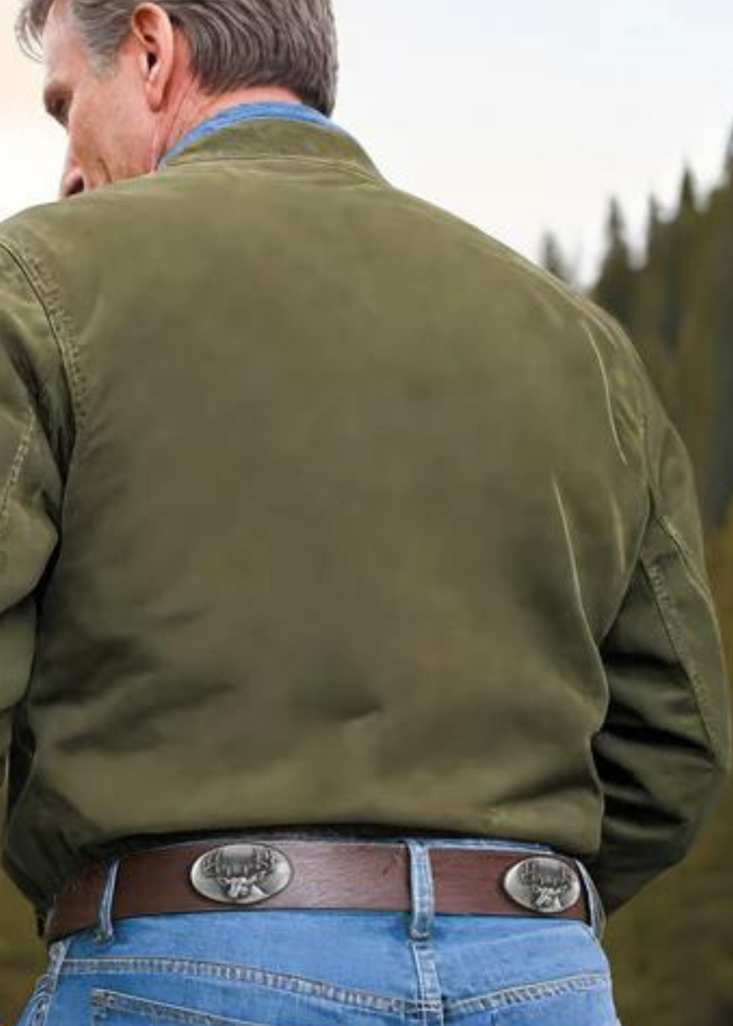 BELT-BUCK DEER LEATHER