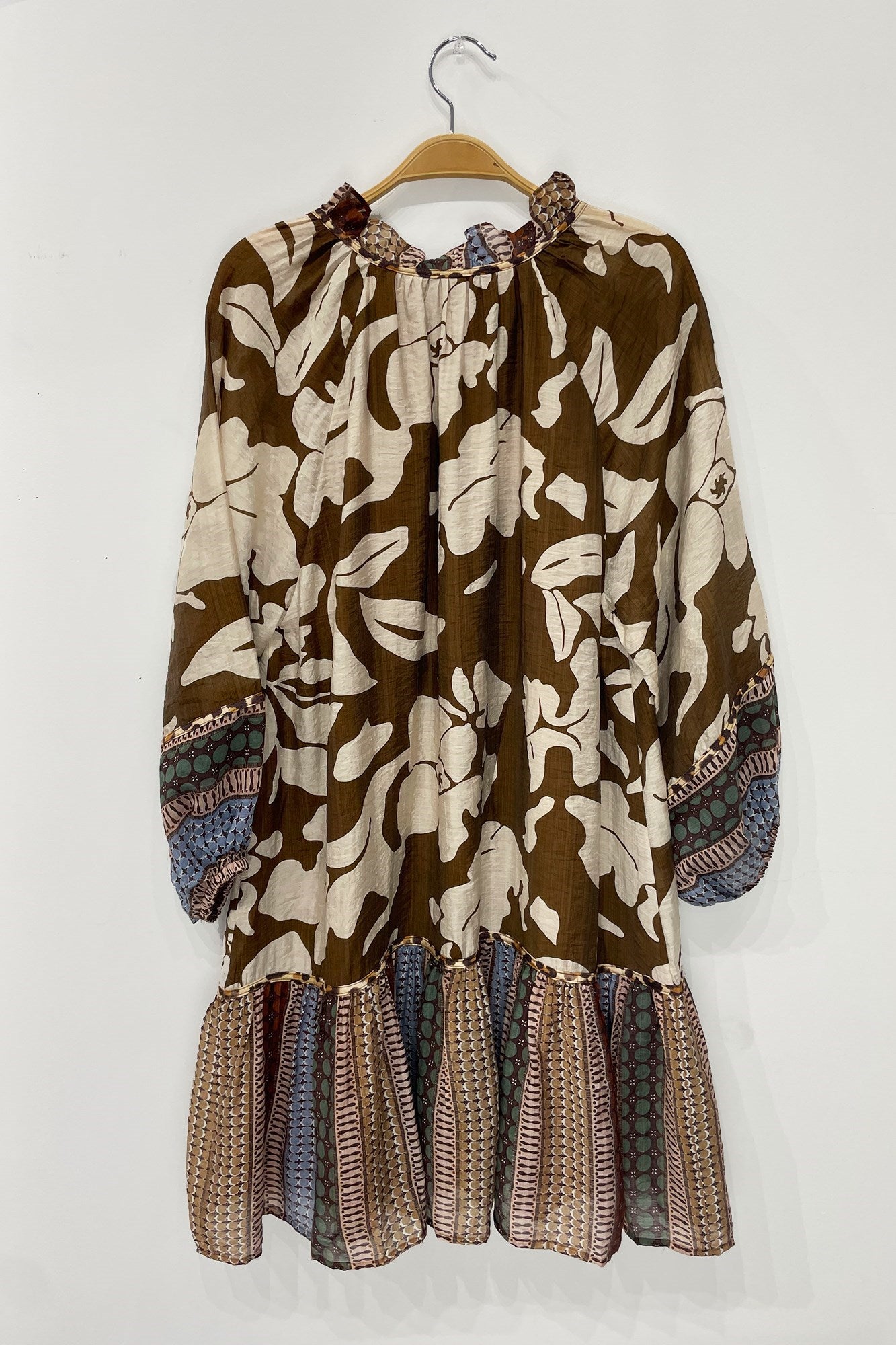 ANDRIA DRESS - SEPIA