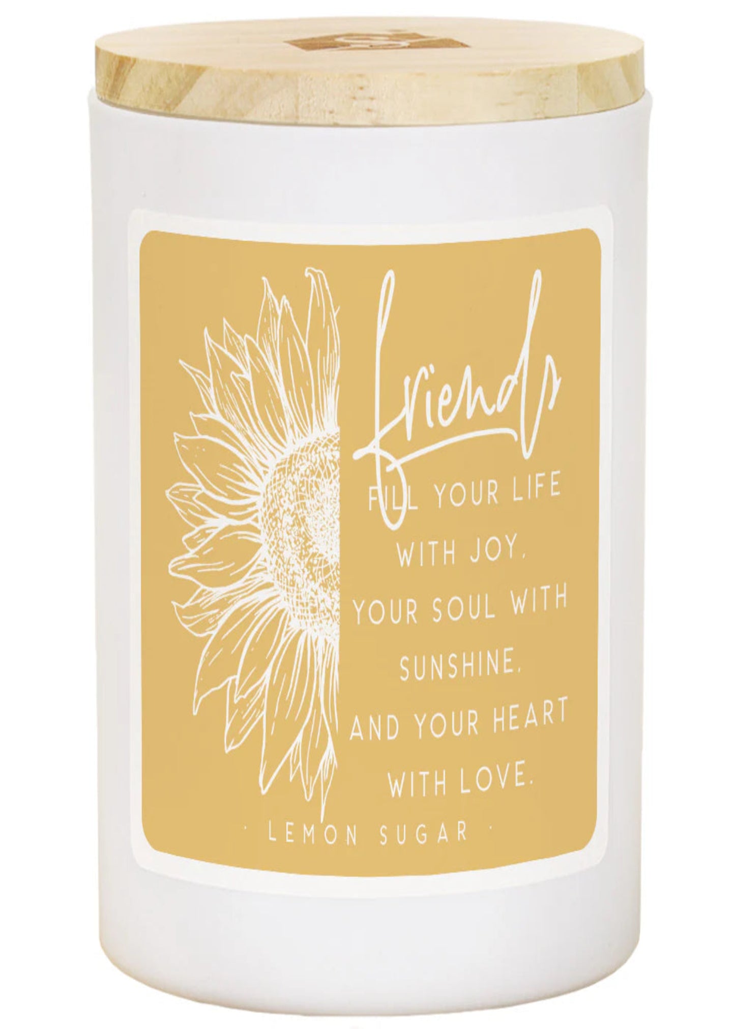 FRIENDS FILL LIFE PER CANDLE-LEM