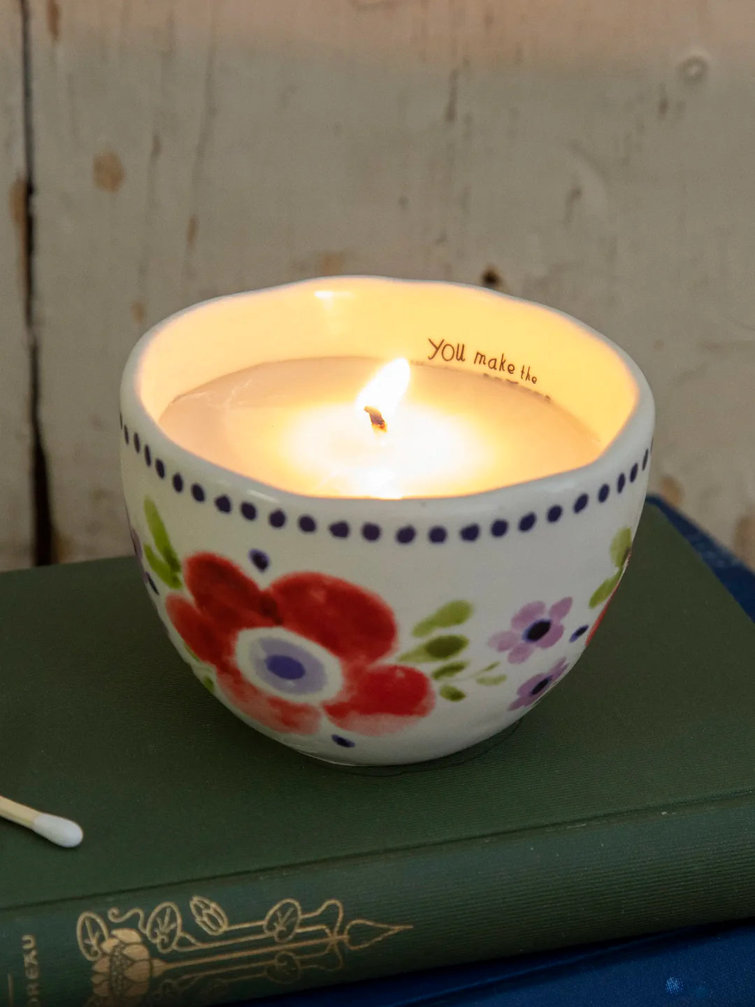 SECRET MESSAGE MUG CANDLE- WORLD BETTER