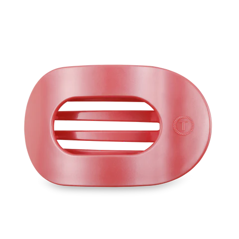 TELETIES Flat Round Hair Clip for Women - Durable Plastic Hair Accessory