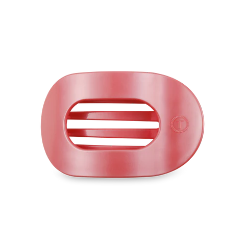 TELETIES Flat Round Hair Clip for Women - Durable Plastic Hair Accessory