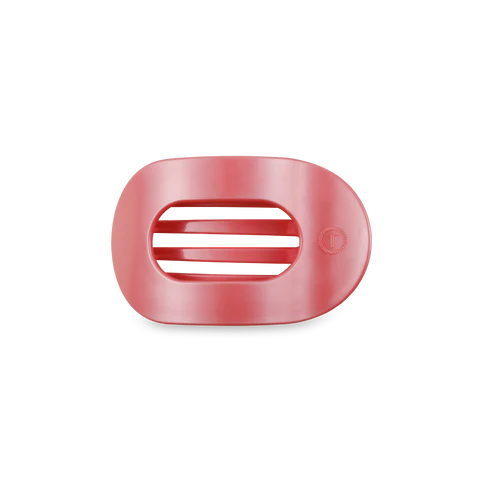 TELETIES Flat Round Hair Clip for Women - Durable Plastic Hair Accessory
