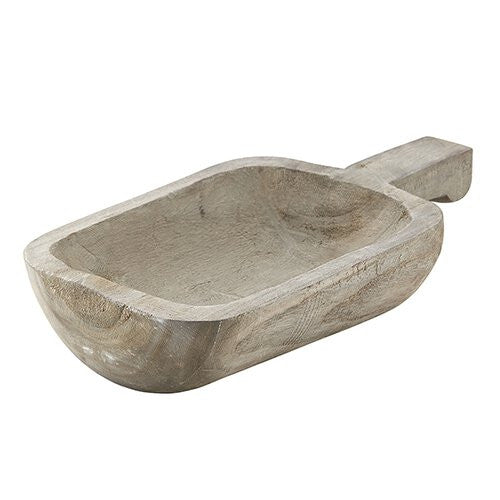 PAULOWNIA HANDLE TRAY-GREY