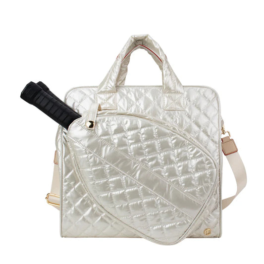 JENNIFER PICKLEBALL TOTE- SNOW