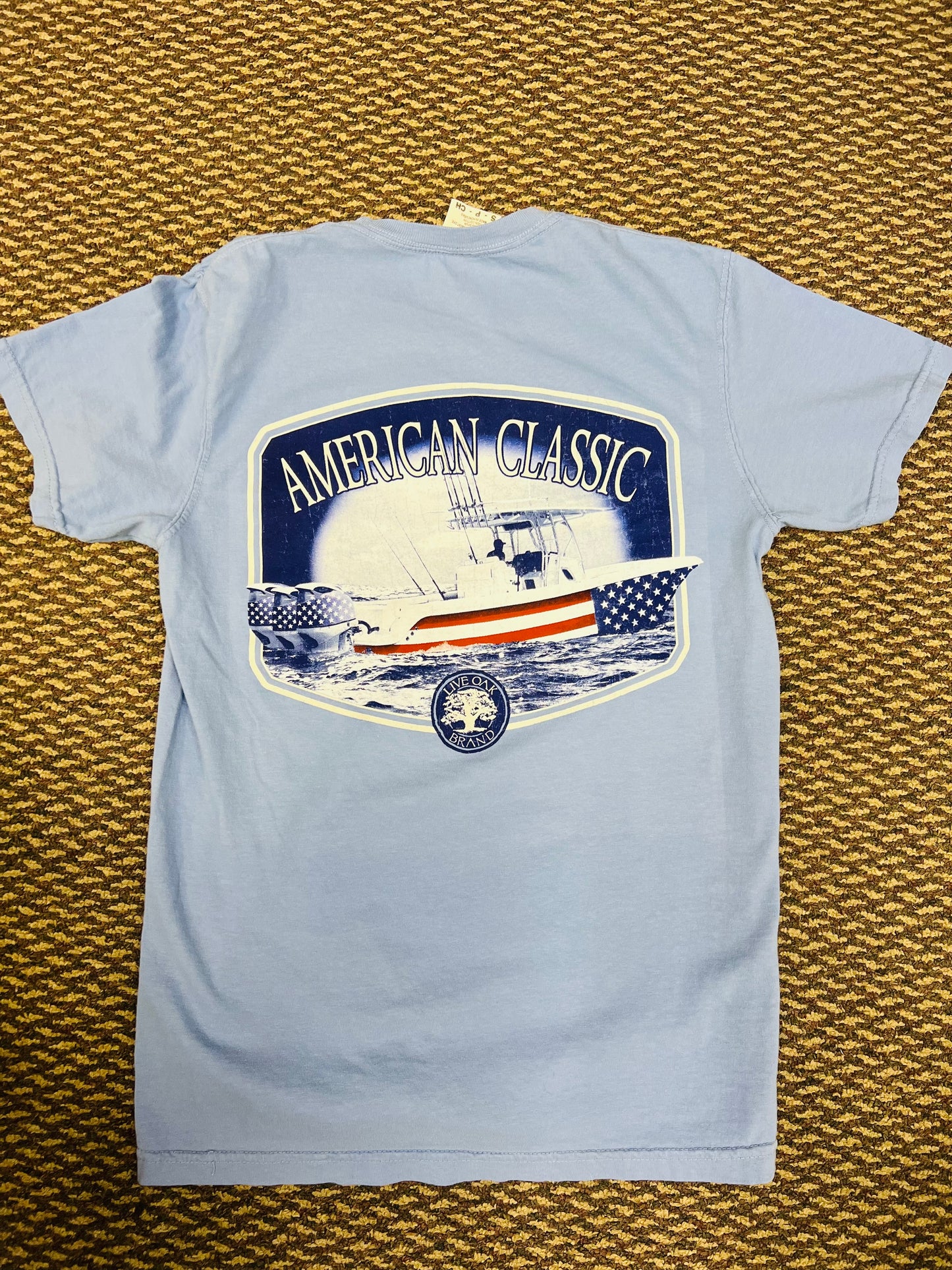 AMERICAN CLASSIC BOAT TSHIRT - BLUE
