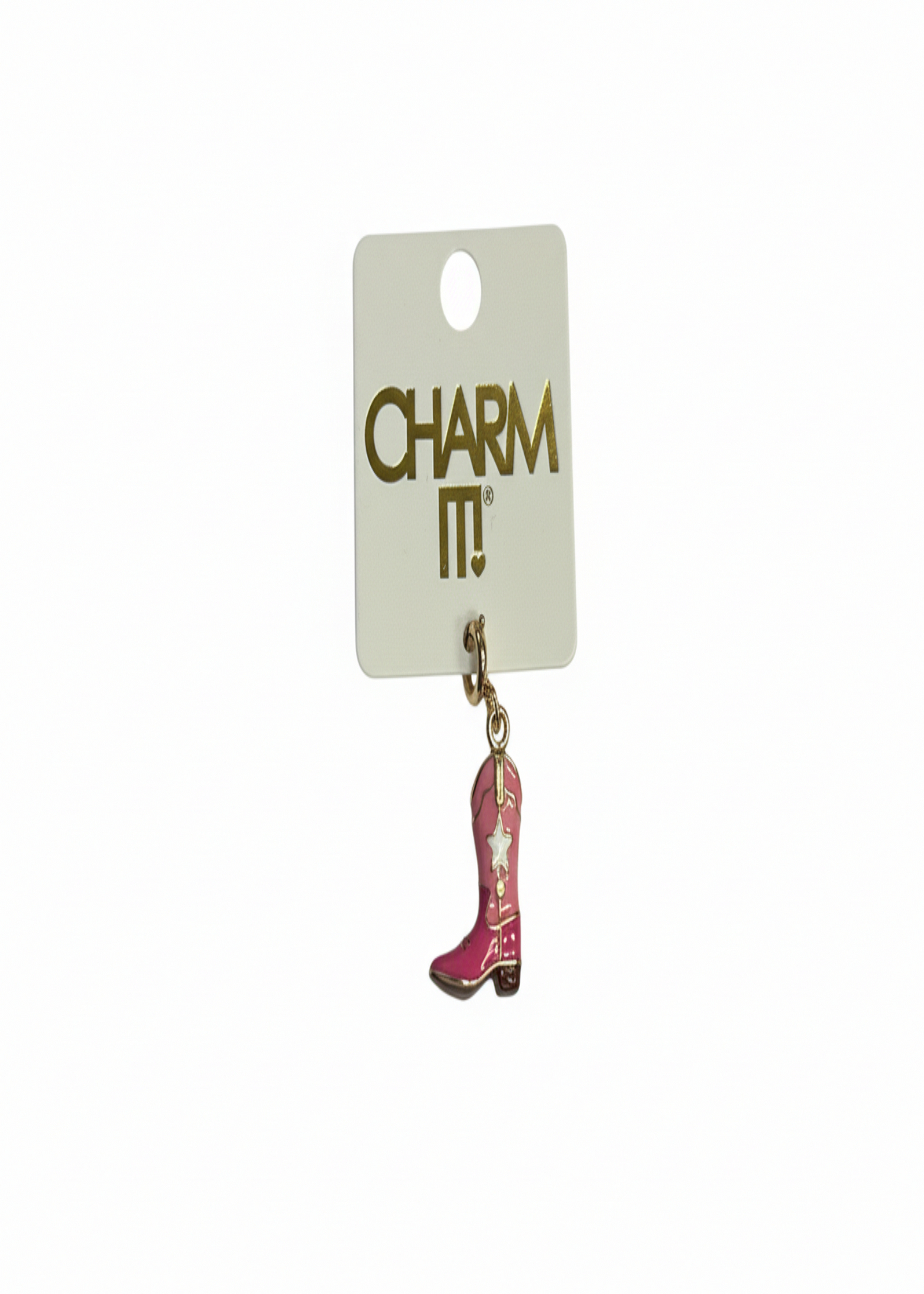 GOLD COWBOY BOOT CHARM