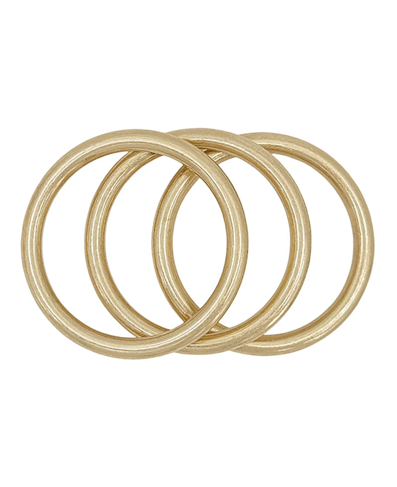 BANGLE BRACELETS VINTAGE GOLD