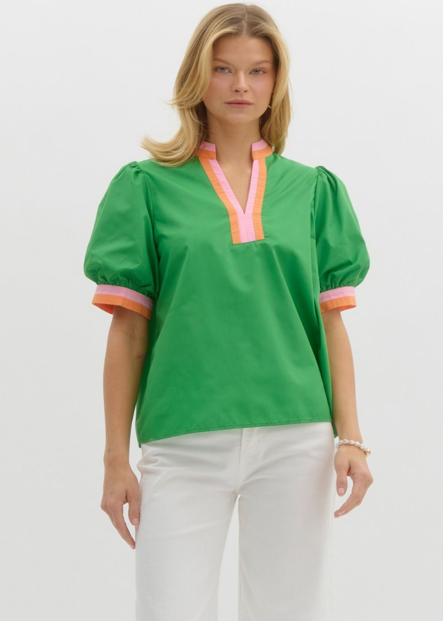 TAYLOR TOP: GREEN