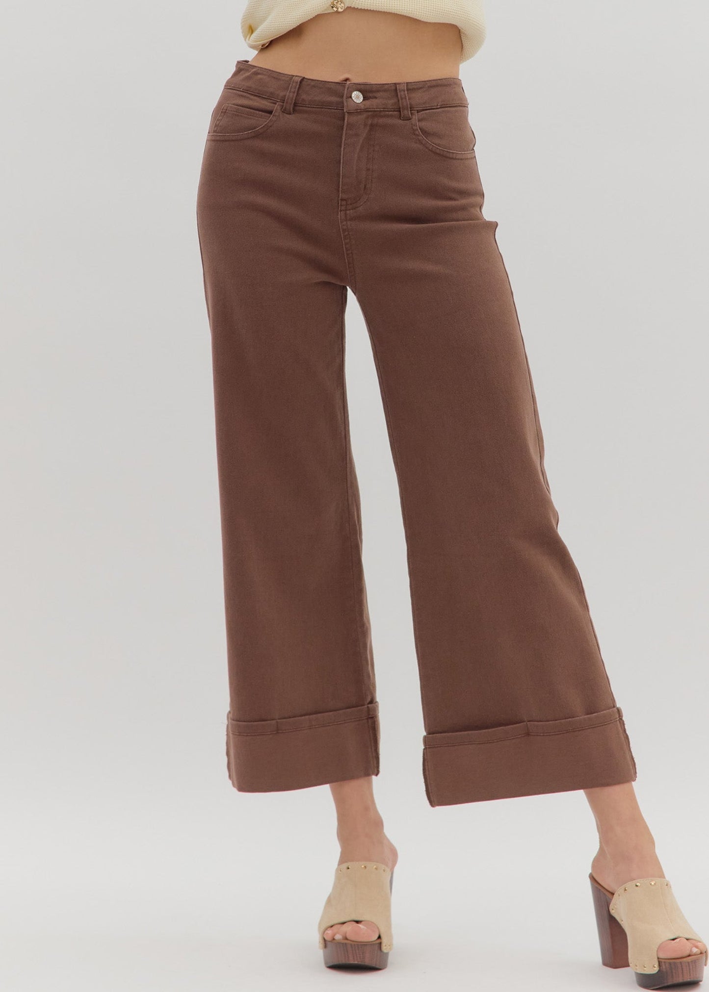 MALLORY JEANS - BROWN
