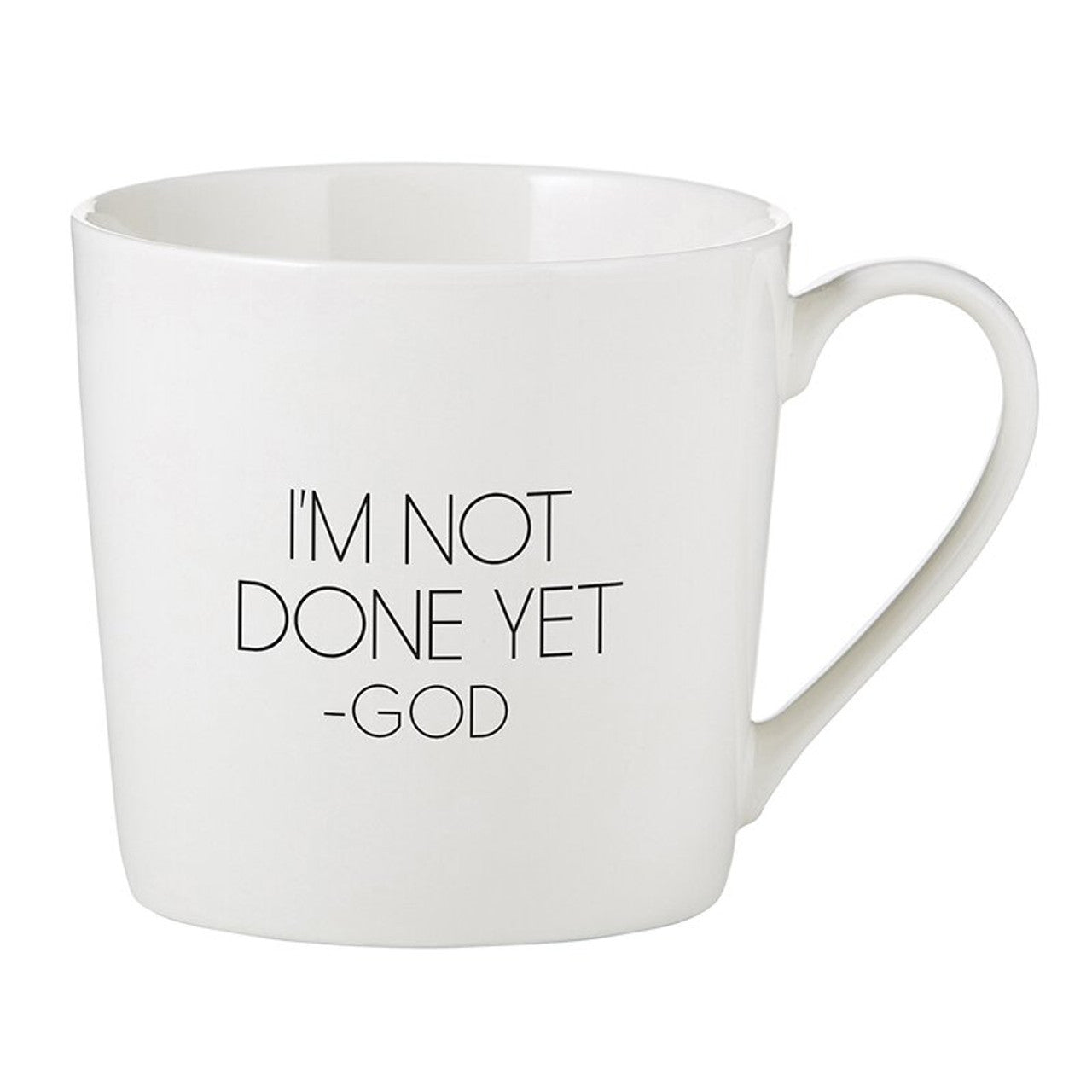 NOT DONE YET MUG