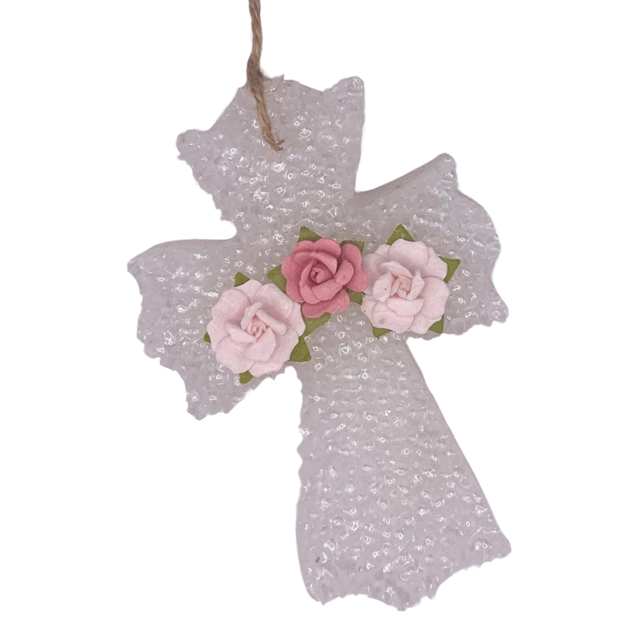 FANCY CROSS WITH FLOWER-BIRD OF PARADISE