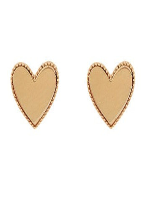 CHUNKY HEART EARRINGS