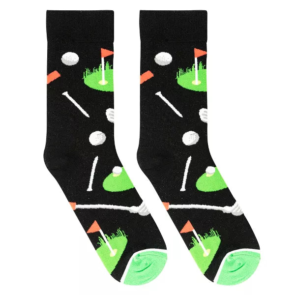 CRAZY SOCKS-GOLF