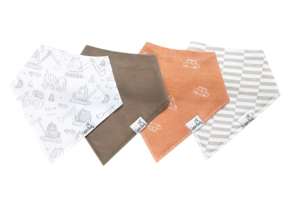 Gage Bandana Bib Set (4-Pack)