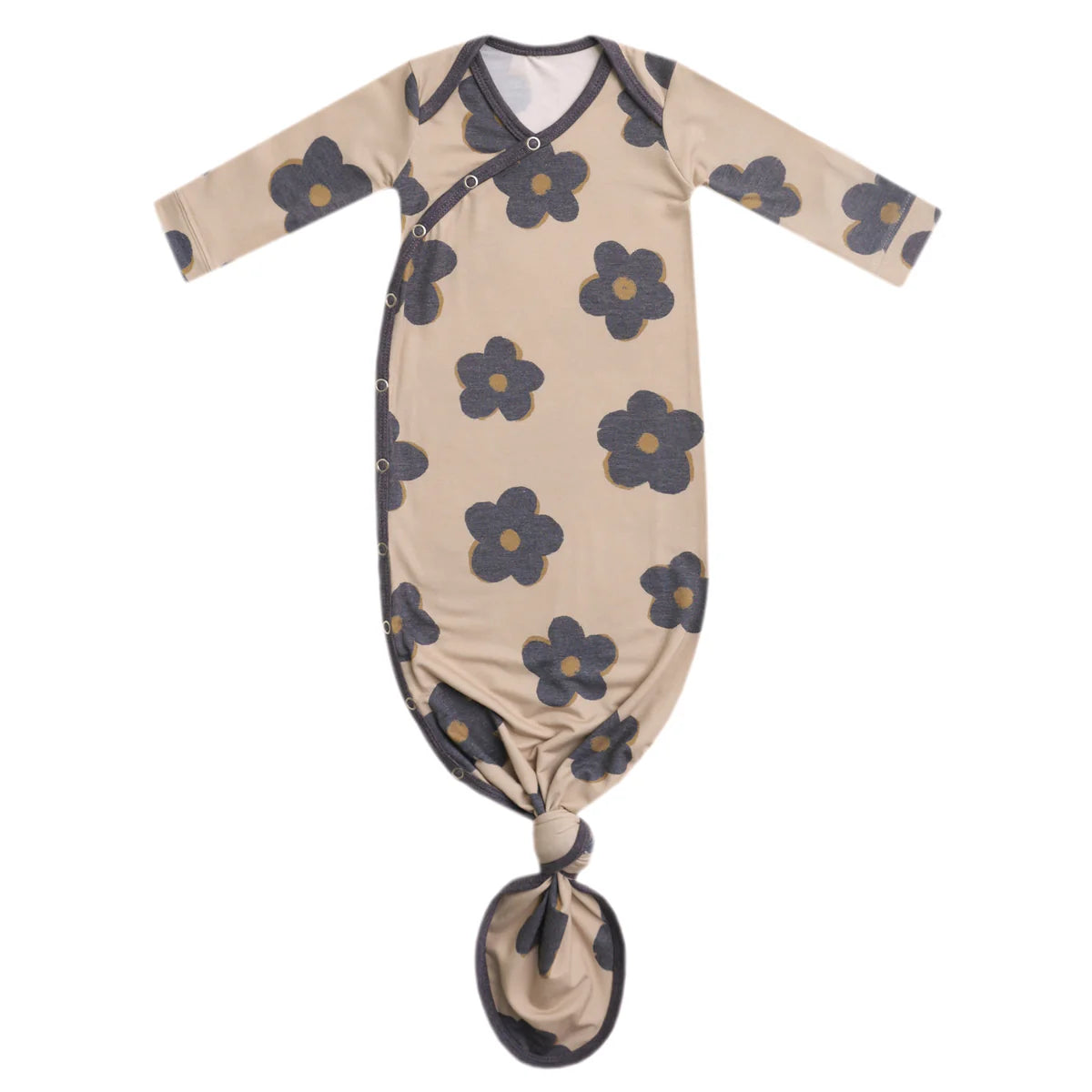 Gemma in Tan Newborn Knotted Gown