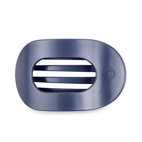TELETIES Flat Round Hair Clip for Women - Durable Plastic Hair Accessory