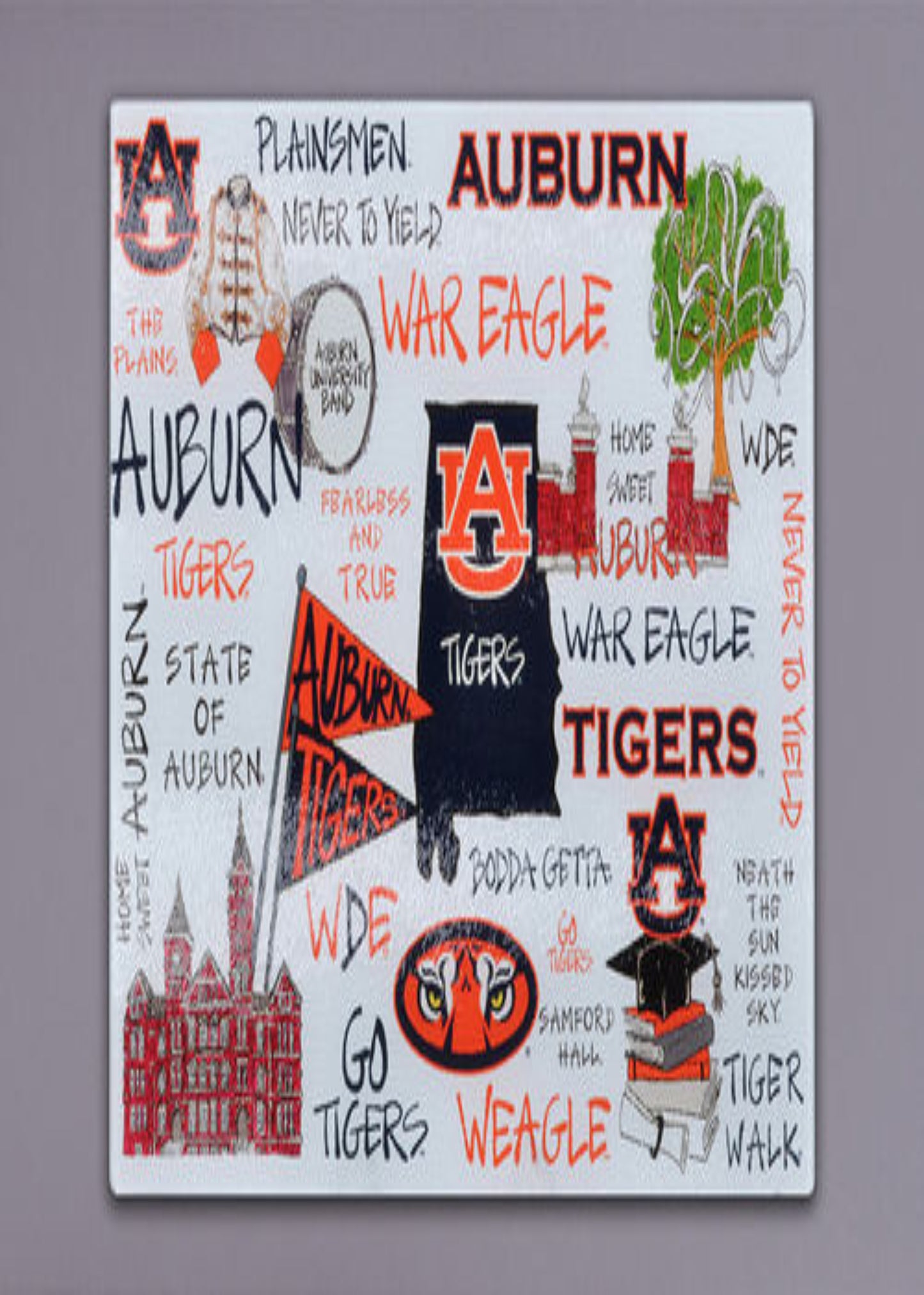 AU TEMPERED GLASS BOARD