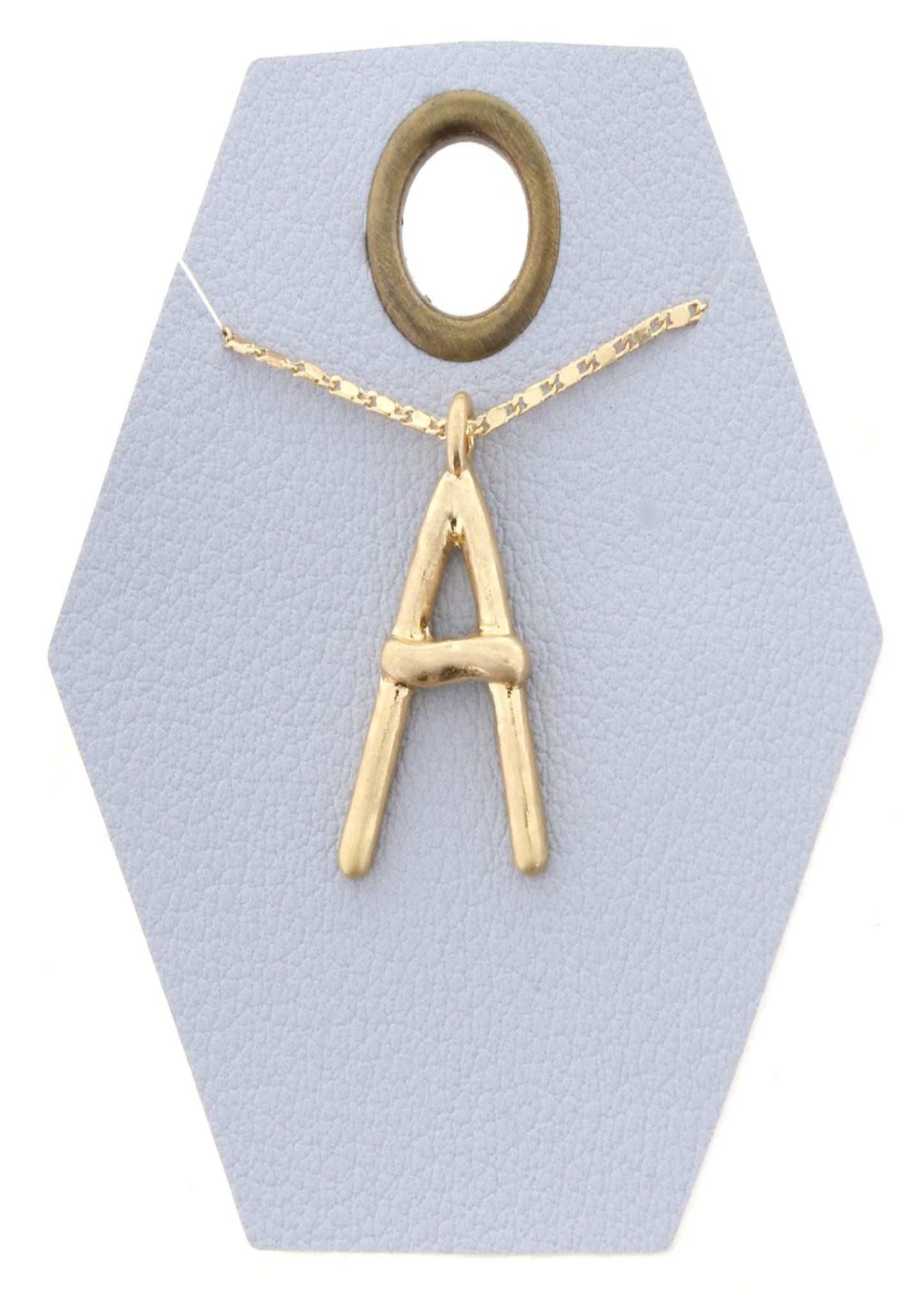 16" Gold Chain, Initials Say My Name Necklace
