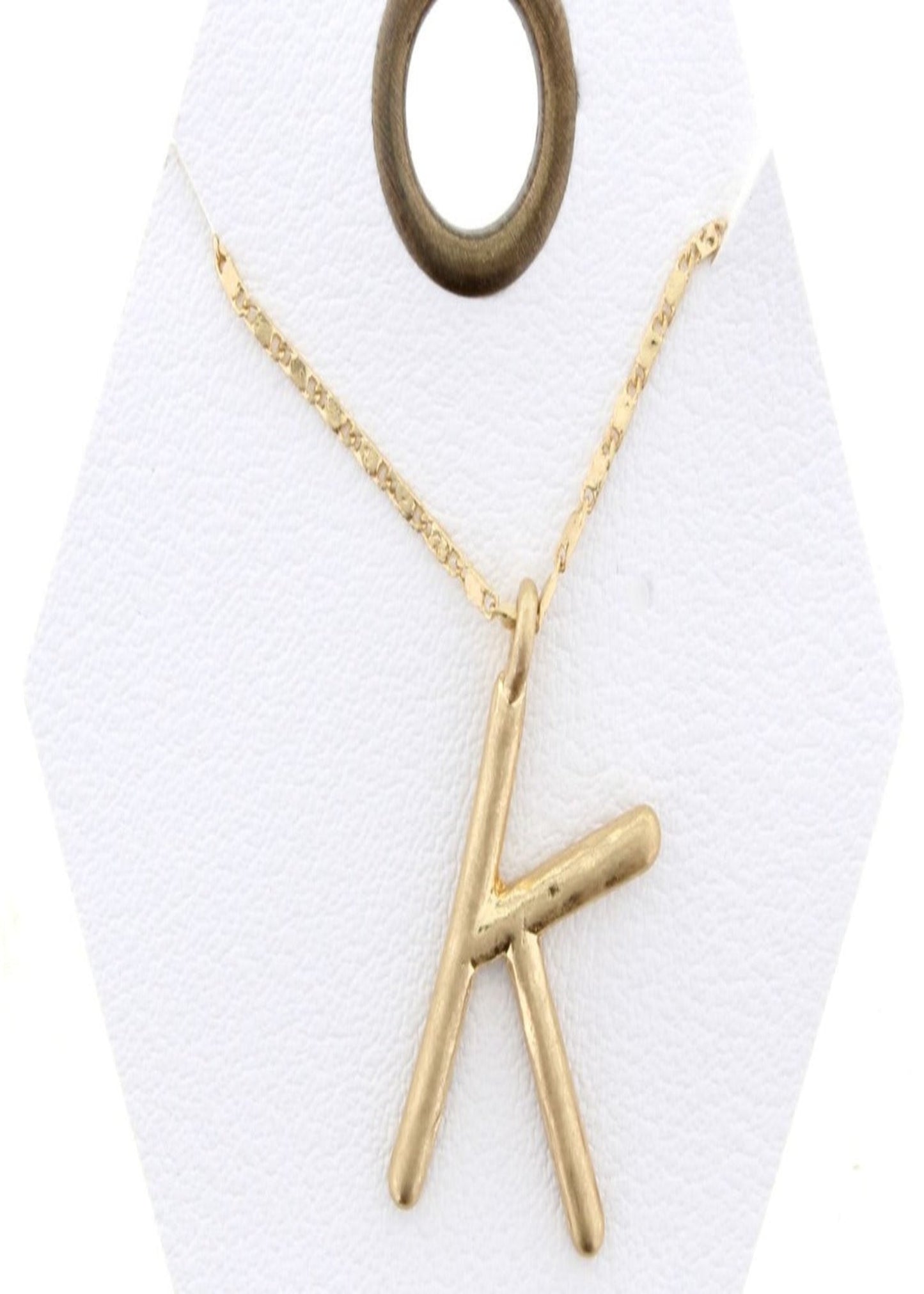 16'' GOLD CHAIN INITIAL NECKLACE