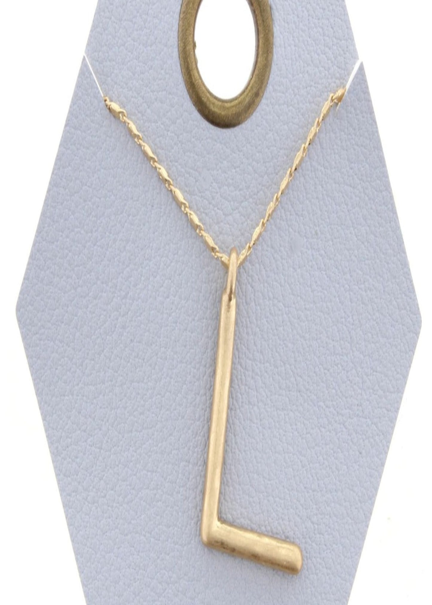 16'' GOLD CHAIN INITIAL NECKLACE