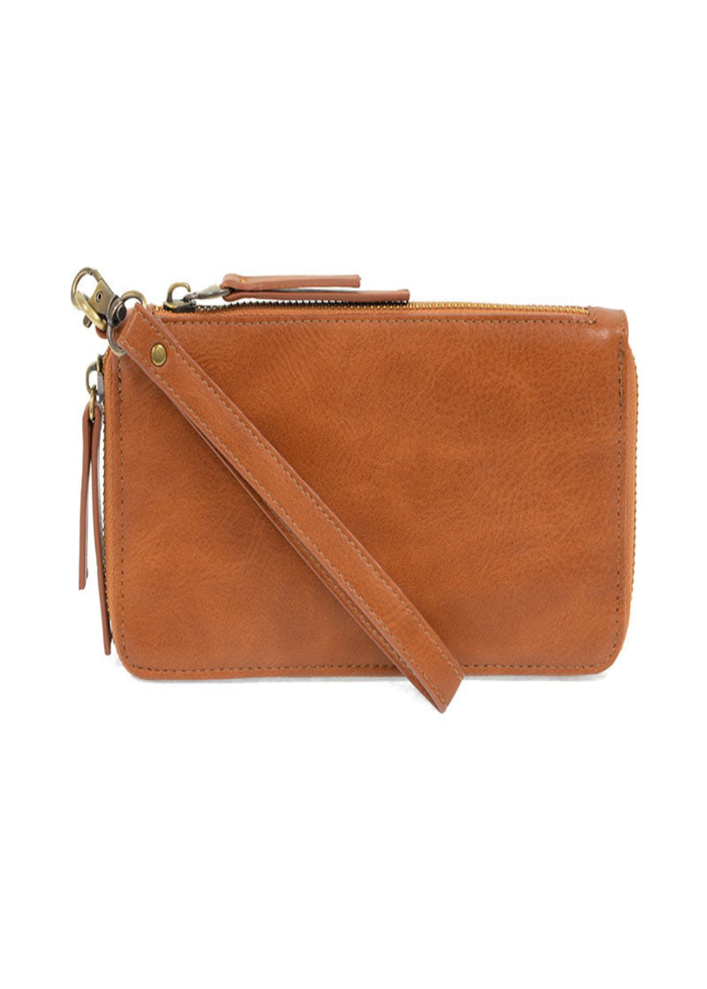 CHLOE ZIP AROUND WALLET/WRISTLET - CHICORY