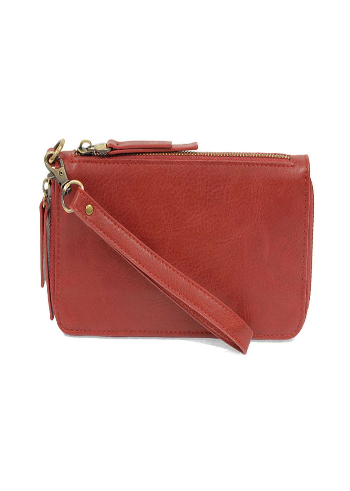 CHLOE ZIP AROUND WALLET/WRISTLET - SCARLETT