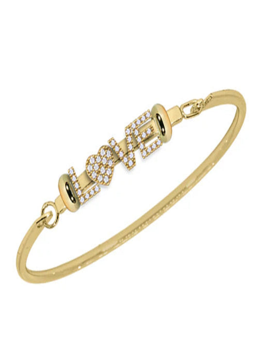 Mini Charm Closed Charm Bracelet - YELLOW