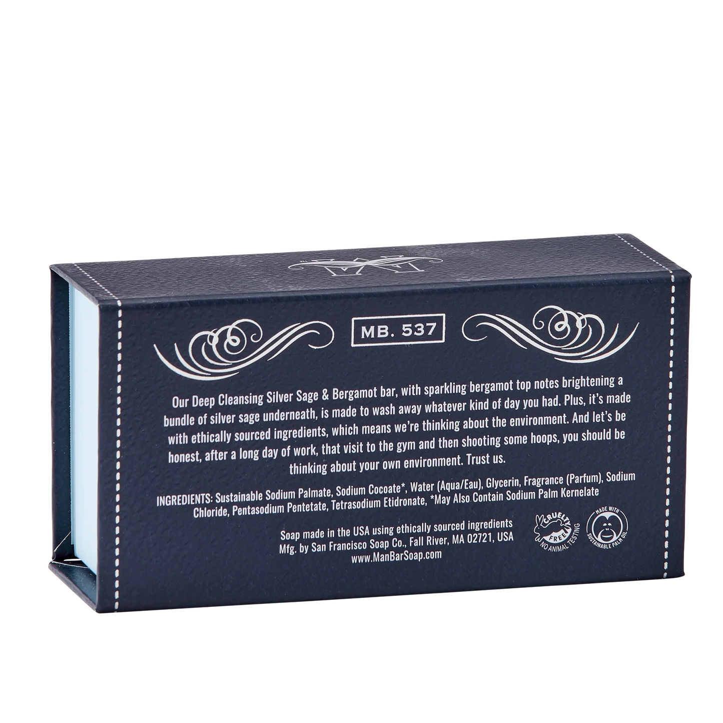 10OZ BAR- SILVER SAGE & BERGAMOT