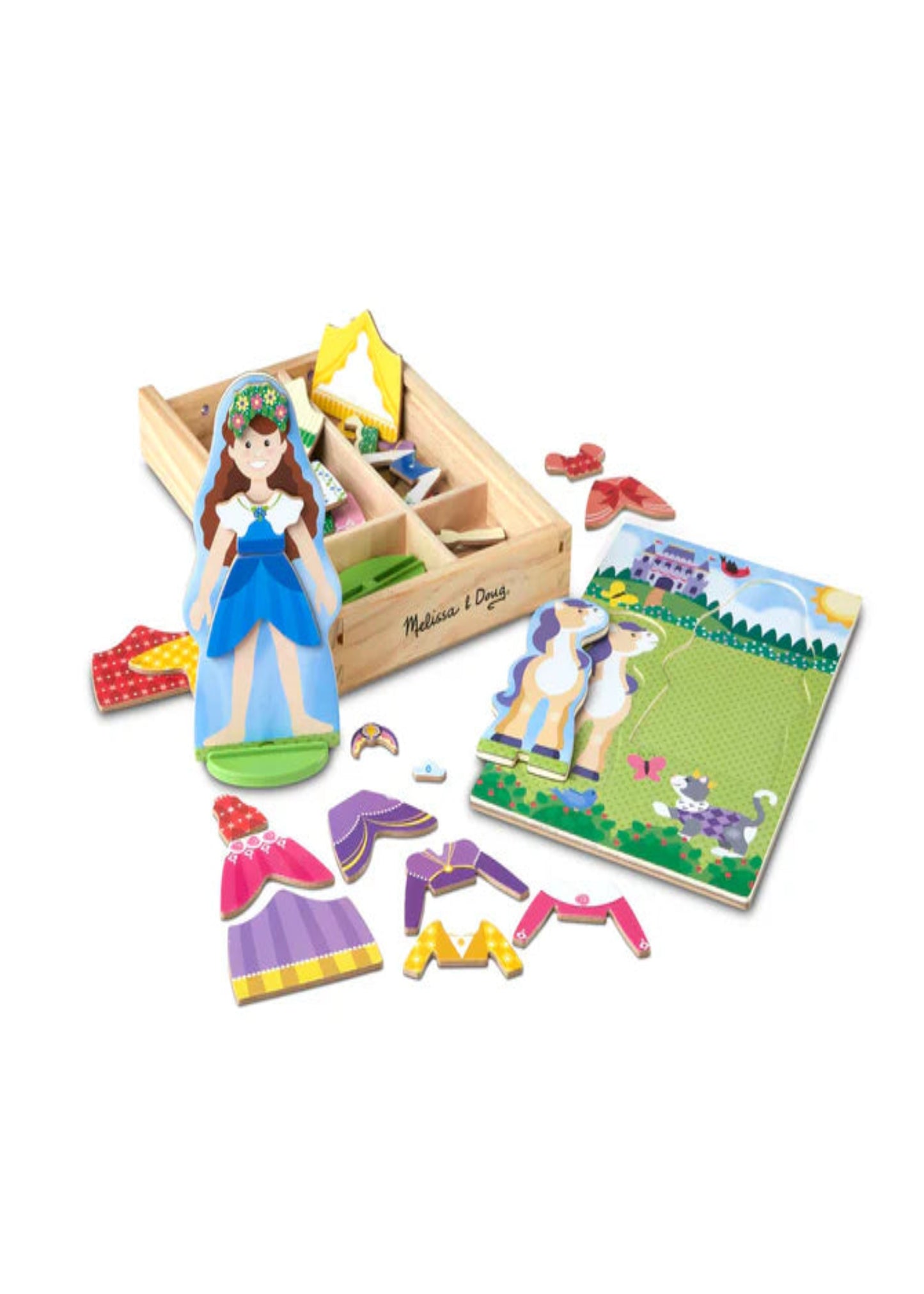 PRINCESS MAGNETIC DRESS-UP PLAY SET