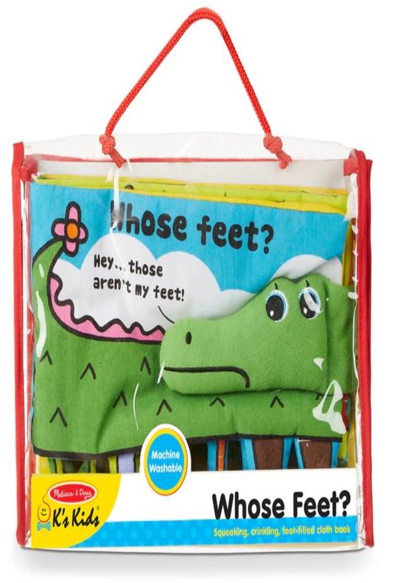 SOFT ACTIVITY BOOK - WHOSE FEET?