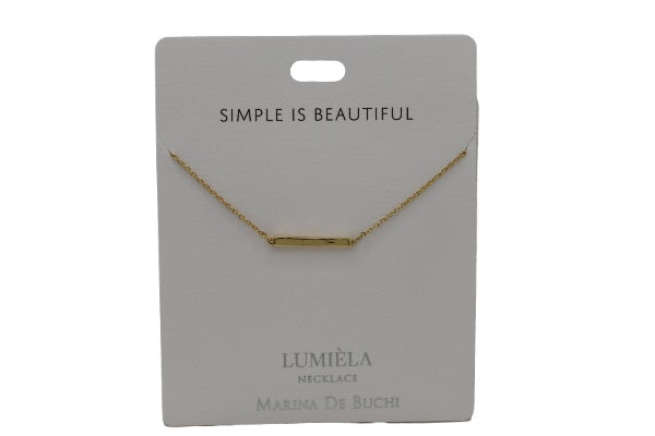 LUMIELA NECKLACE-BAR SHAPE
