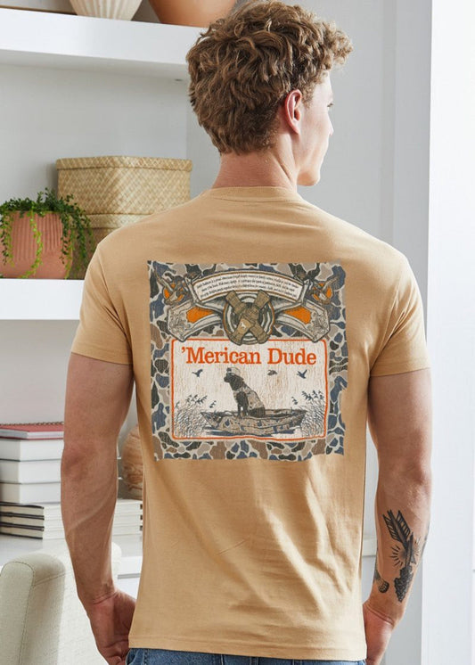 DUCK CALL TEE - BISQUE