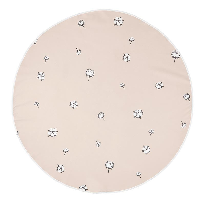 COTTON BLOSSOM ROUND BLKT