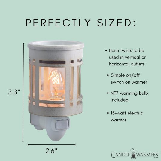 Metal Pluggable Fragrance Warmer Mission