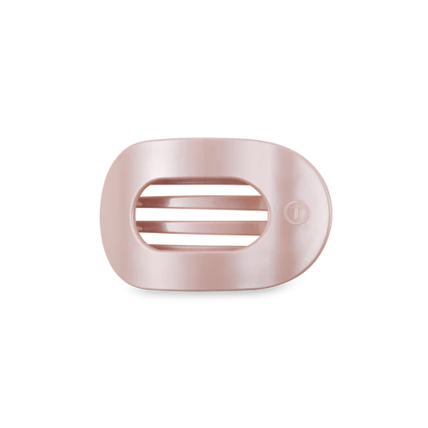 TELETIES Flat Round Hair Clip for Women - Durable Plastic Hair Accessory