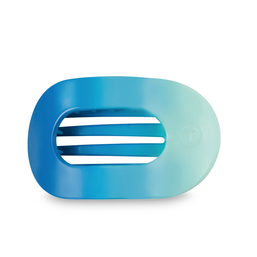 TELETIES Flat Round Hair Clip for Women - Durable Plastic Hair Accessory