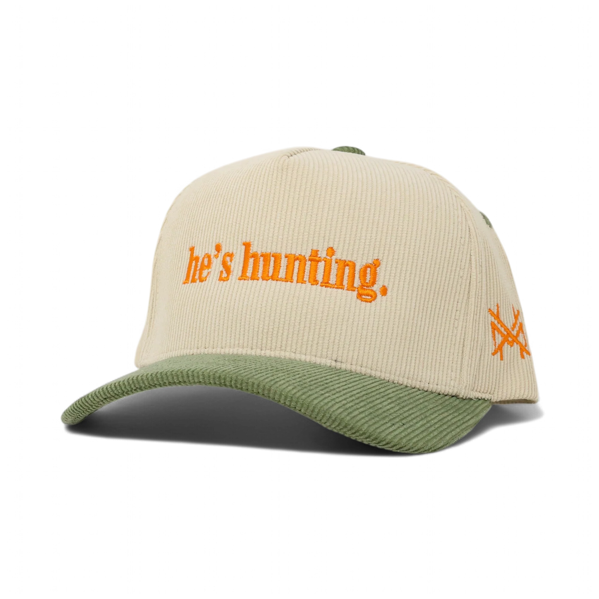 HE'S HUNTING - RETRO CORDUROY SAGE/NAT