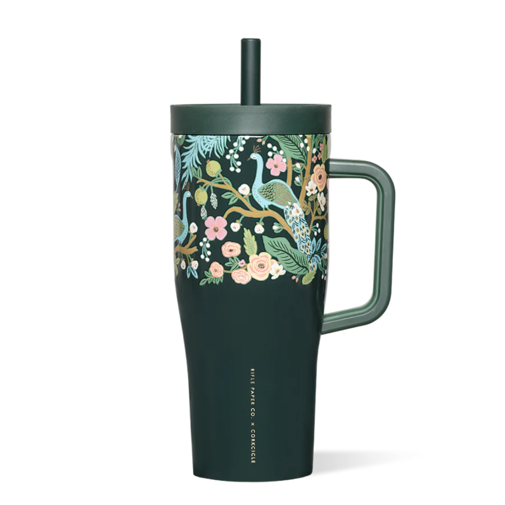 Cruiser-22oz Rifle Paper - Peacock Blue