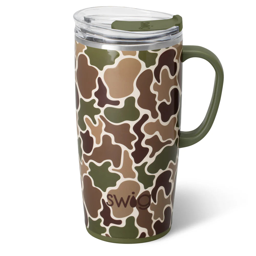TRAVEL MUG 22oz - HUNTING CAMO