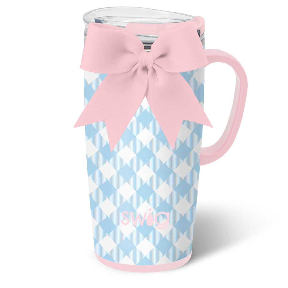 TRAVEL MUG 22oz - GINGHAM
