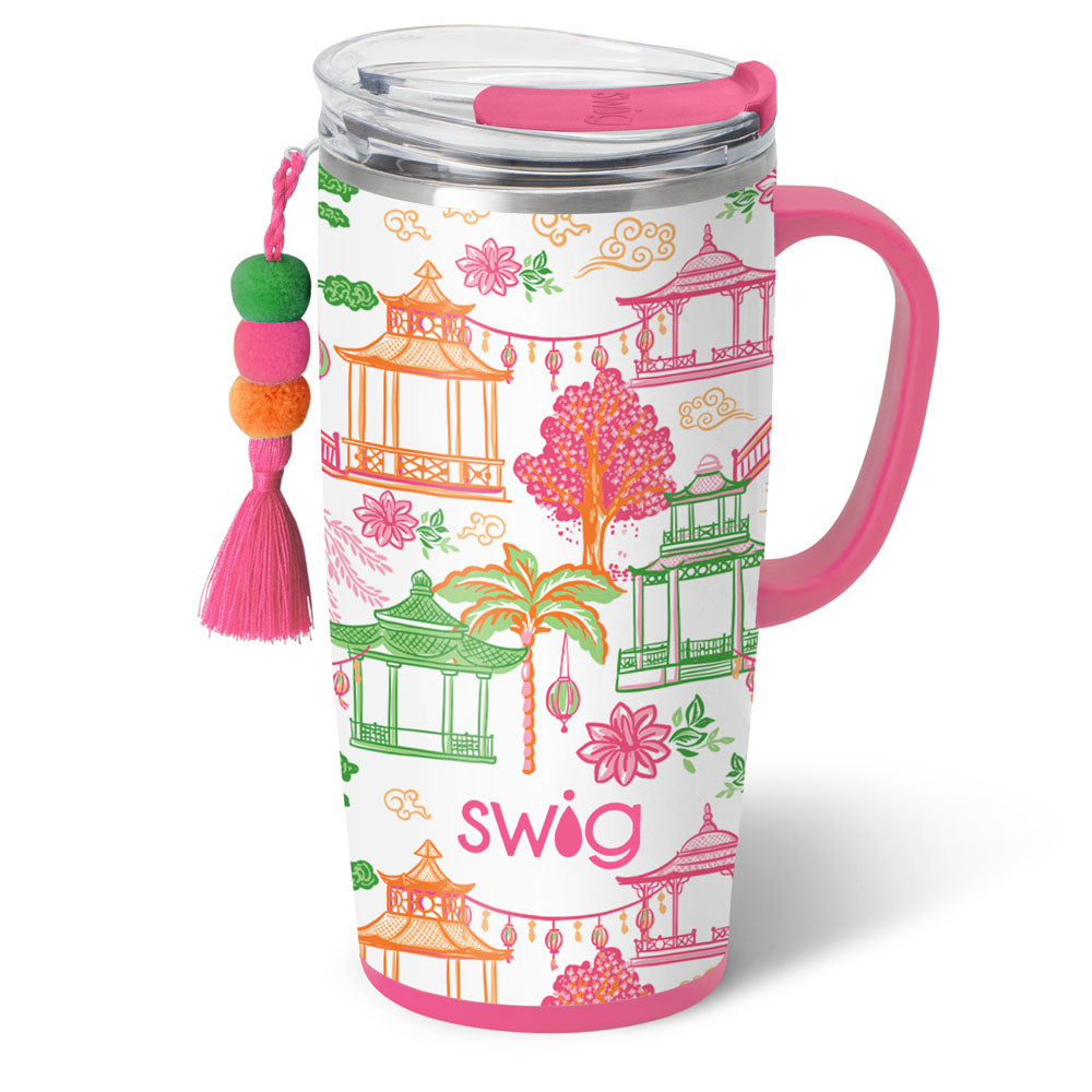 TRAVEL MUG 22oz - PAGODA PARADISE
