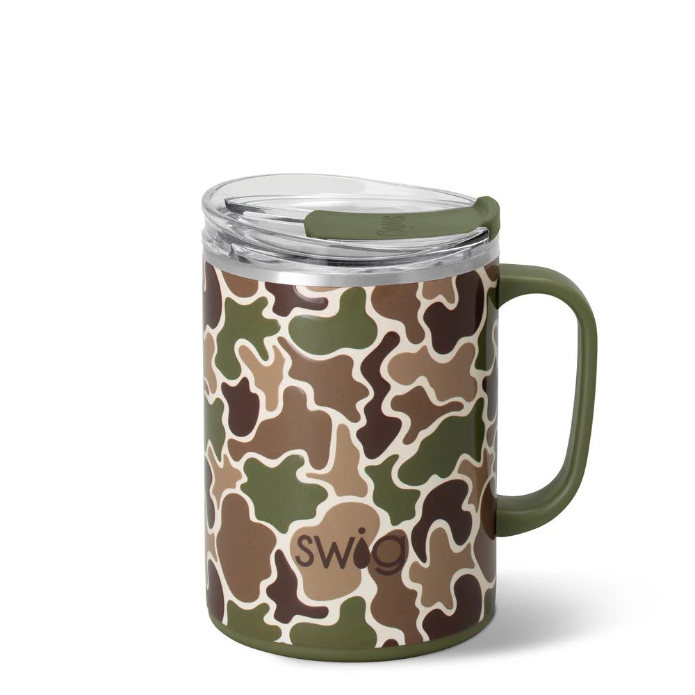 LARGE CAMPER MUG 24oz - HUNTING CAMO