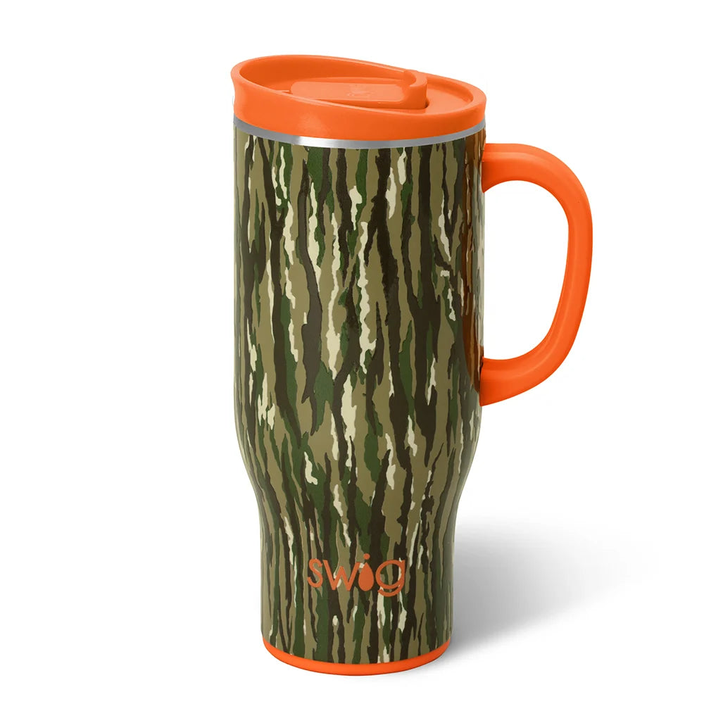 WOODLAND CAMO TRAVEL MUG 24oz