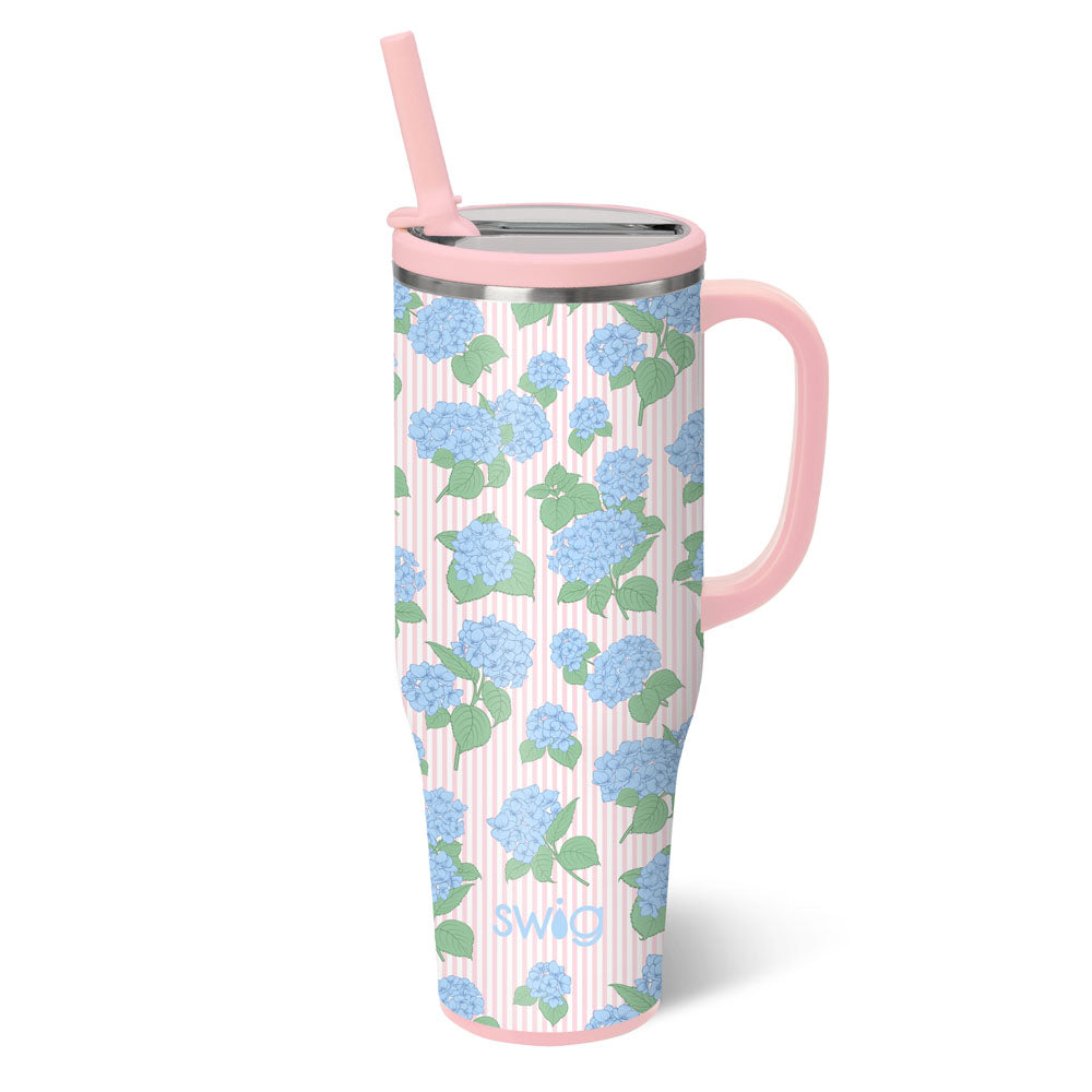 MEGA MUG 40oz - HYDRANGEAS